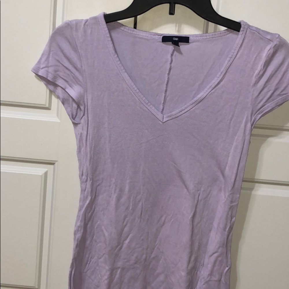 Lavender v neck